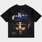 Kendrick Lamar Vintage Rap Oversized Black Tee